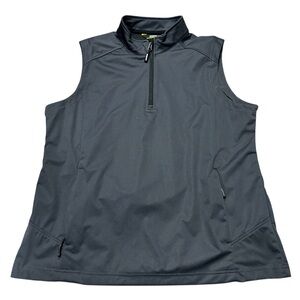 Core365 - Women's Techno Lite SoftShell Vest Size Large Black Golf Outdoor